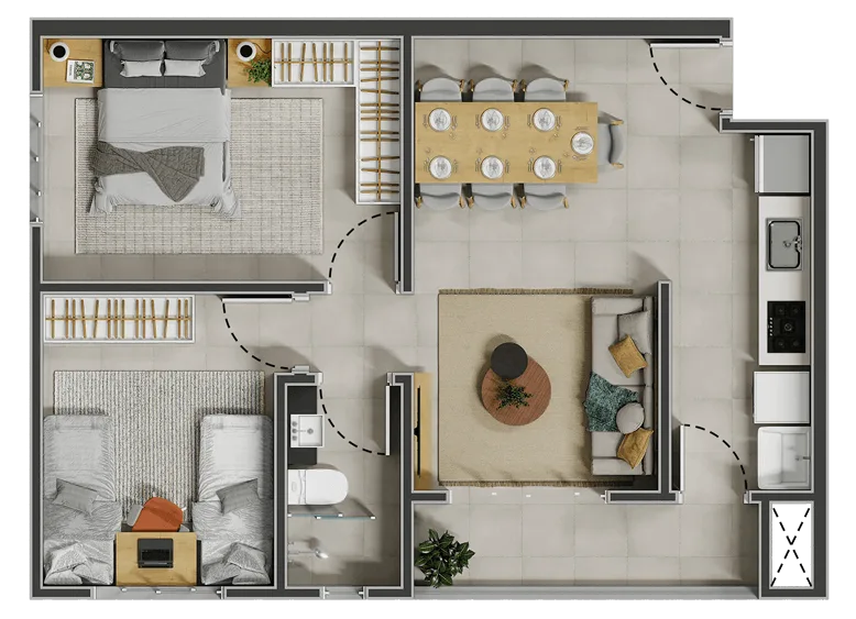 Planta Baixa Tipo 02